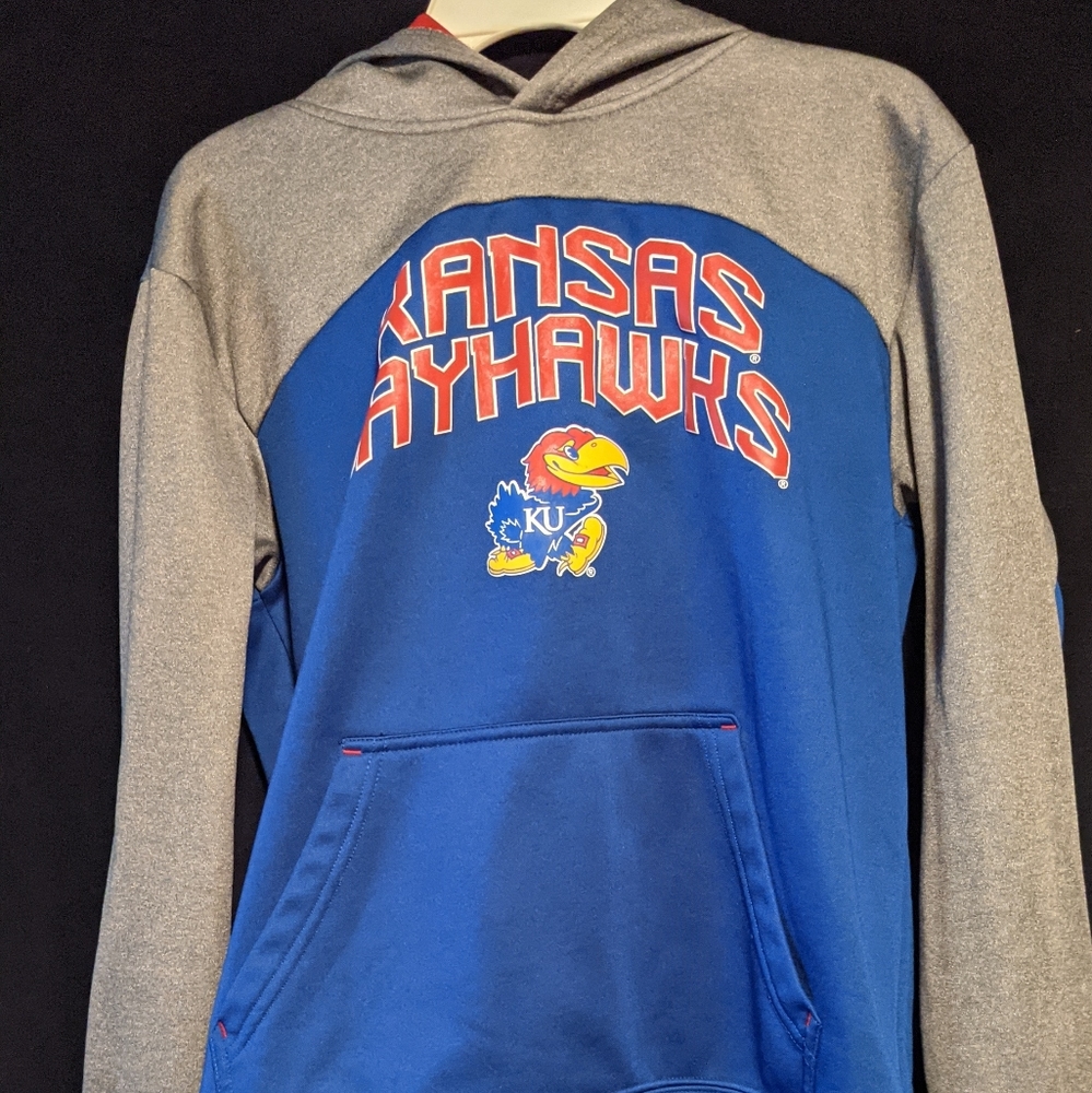 Kansas Jayhawk Hoodie Youth Large (14-16)